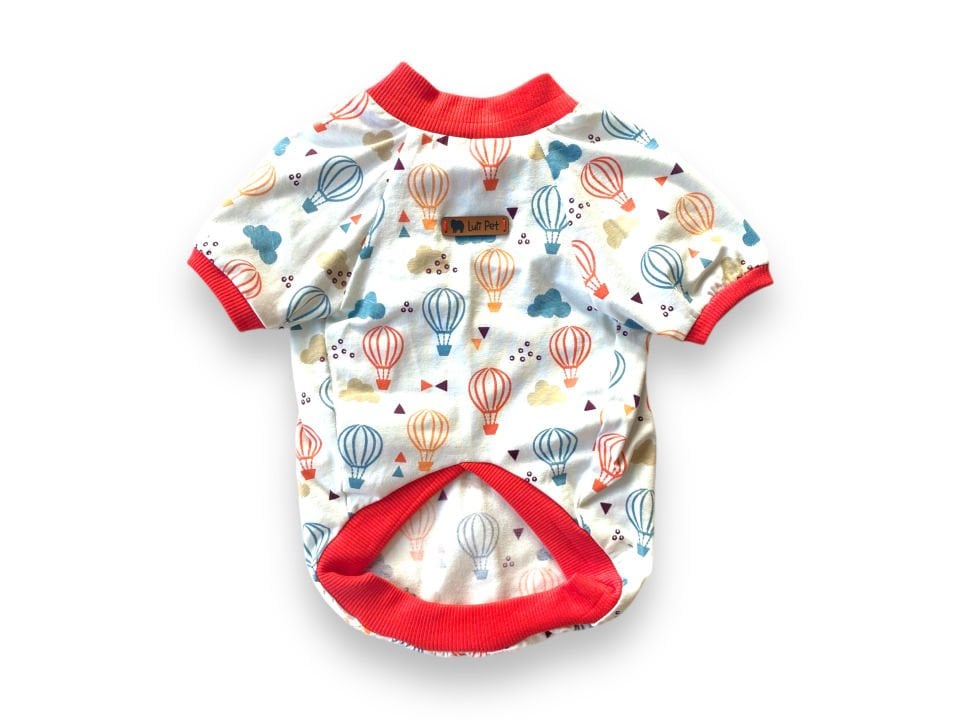 Balon Desenli Köpek T-shirt