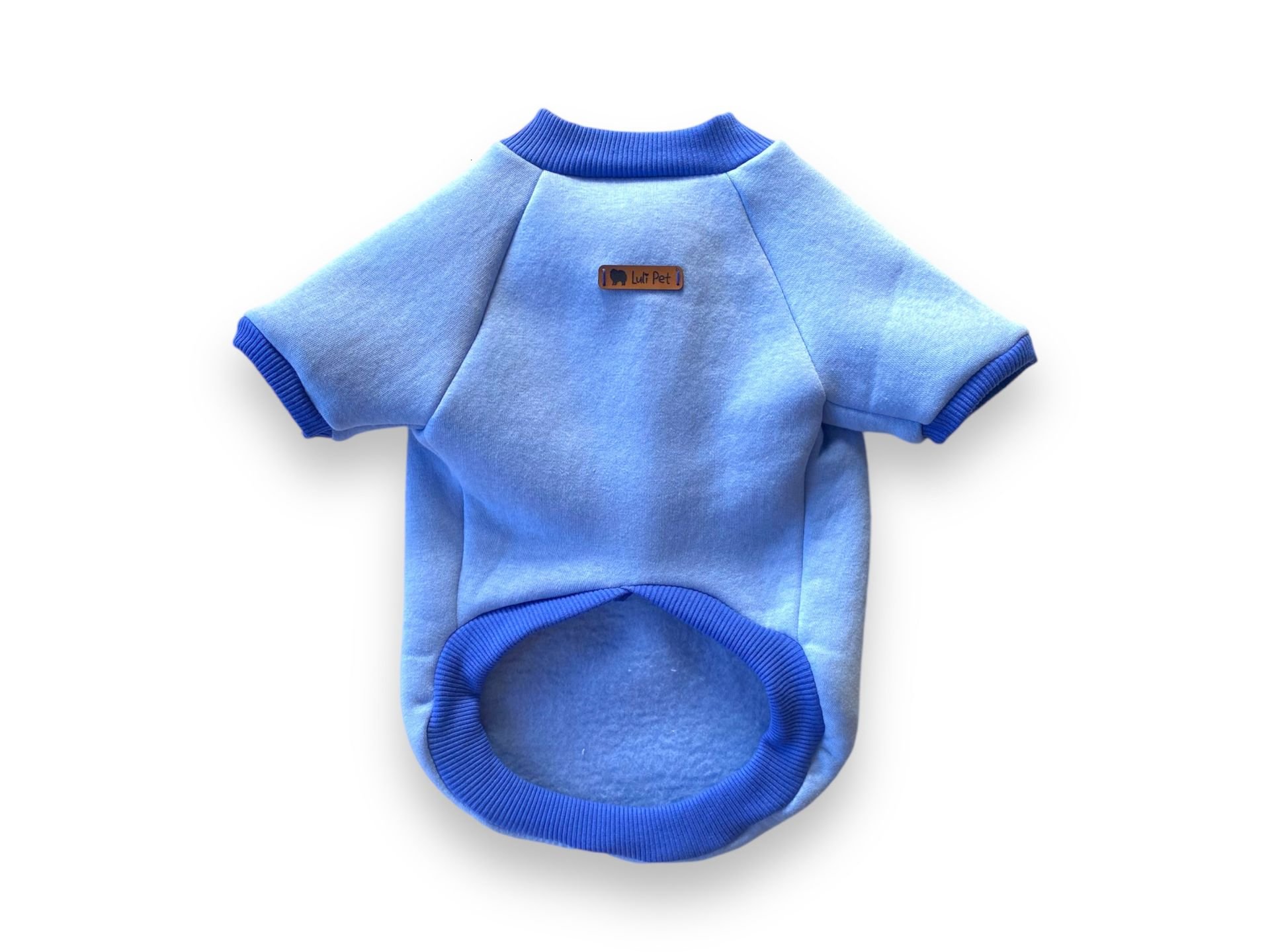 Mavi Polarlı Köpek Sweatshirt