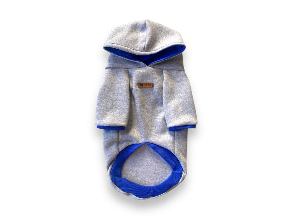 Basic Kapüşonlu Köpek Sweatshirt