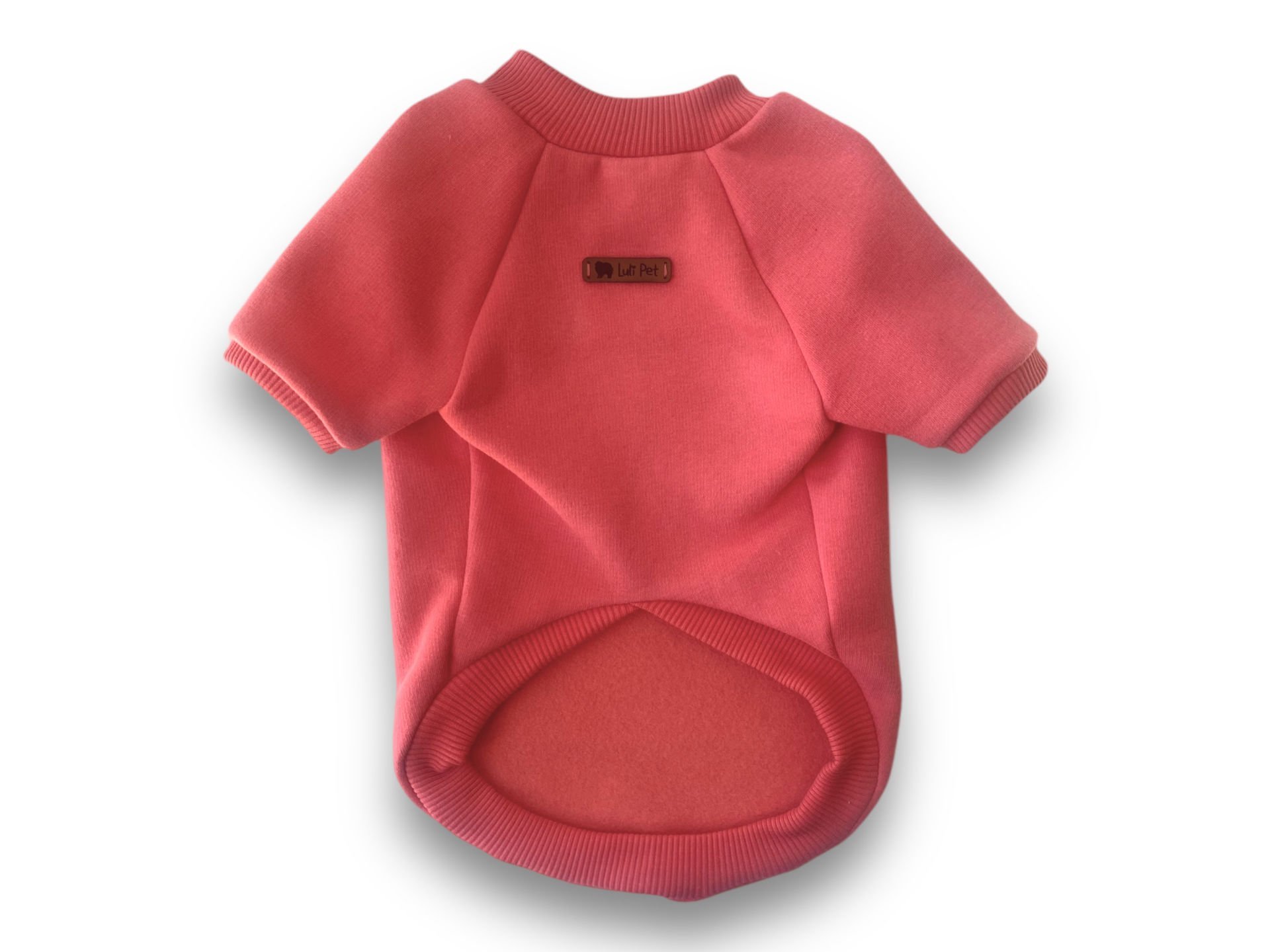 Nar Çiçeği Polarlı Köpek Sweatshirt
