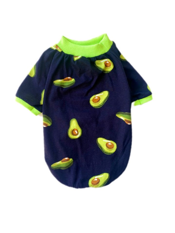 Avokado Desenli Köpek T-shirt