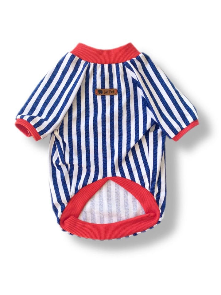 Çizgili Köpek T-shirt