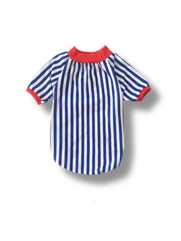 Çizgili Köpek T-shirt