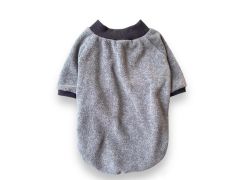 Basic Gri Köpek Sweatshirt