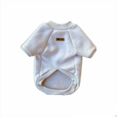 Basic Bej Polarlı Köpek Sweatshirt