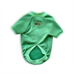 Basic Yeşil Köpek Sweatshirt