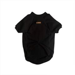 Basic Siyah Köpek Sweatshirt