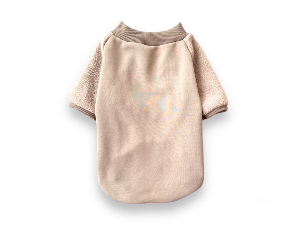 Bej İntersoft Köpek Sweatshirt