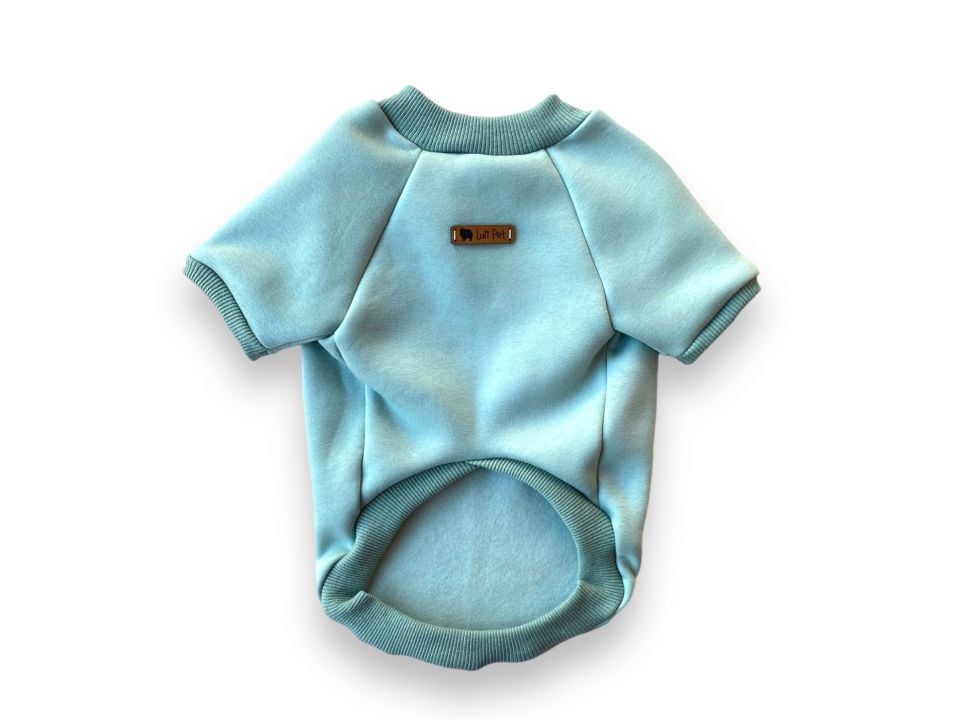 Mint Polarlı Köpek Sweatshirt