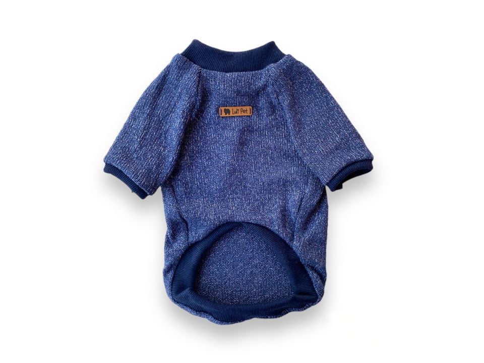 İnce Triko Köpek Sweatshirt