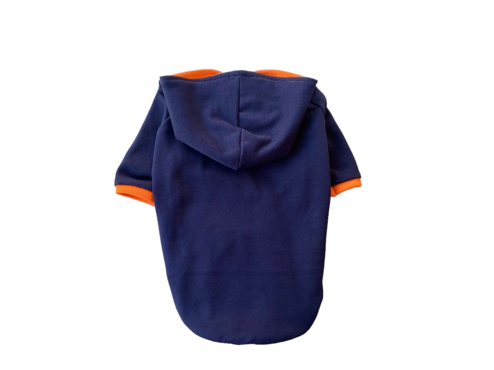 Lacivert Kapüşonlu Köpek Sweatshirt