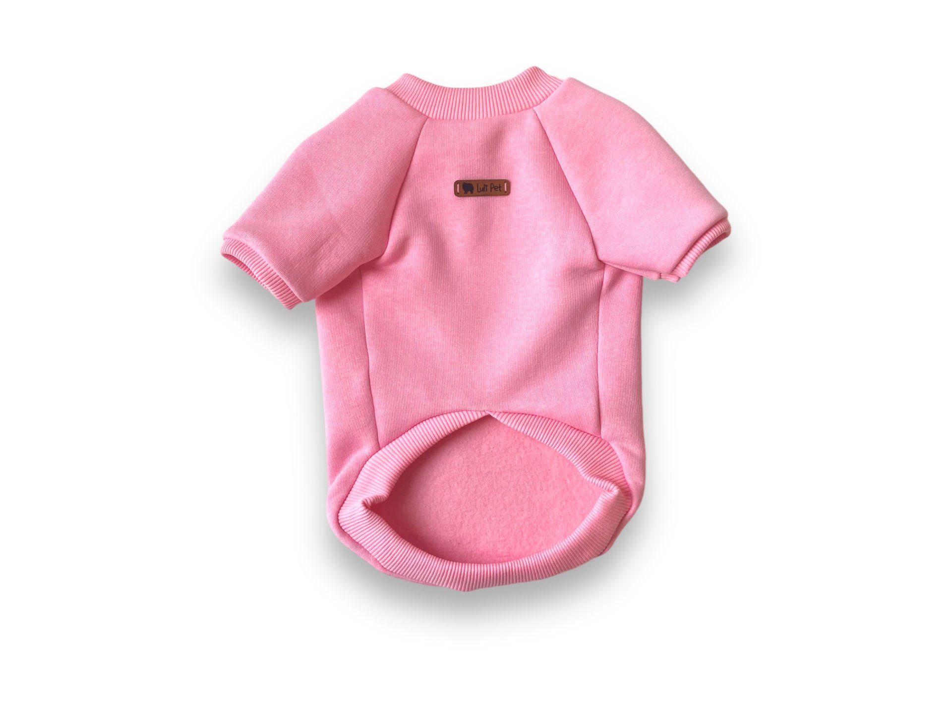 Pembe Polarlı Köpek Sweatshirt