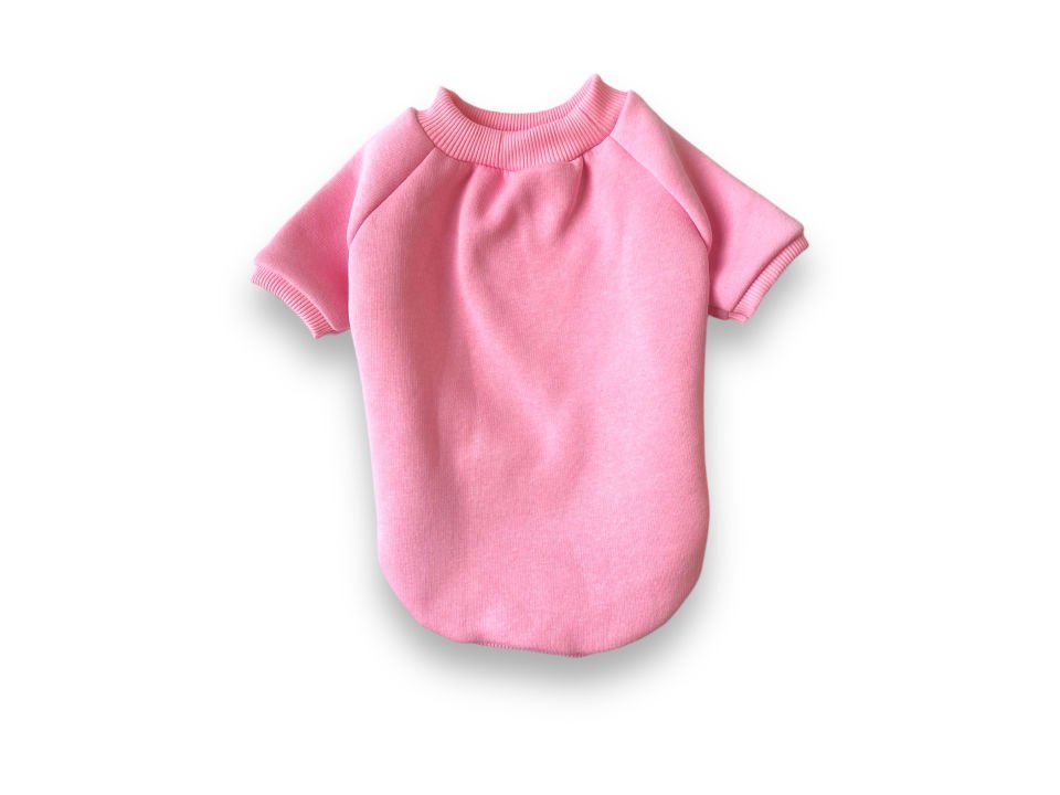 Pembe Polarlı Köpek Sweatshirt