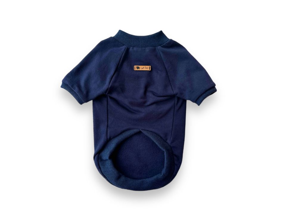 Basic Lacivert Köpek Sweatshirt