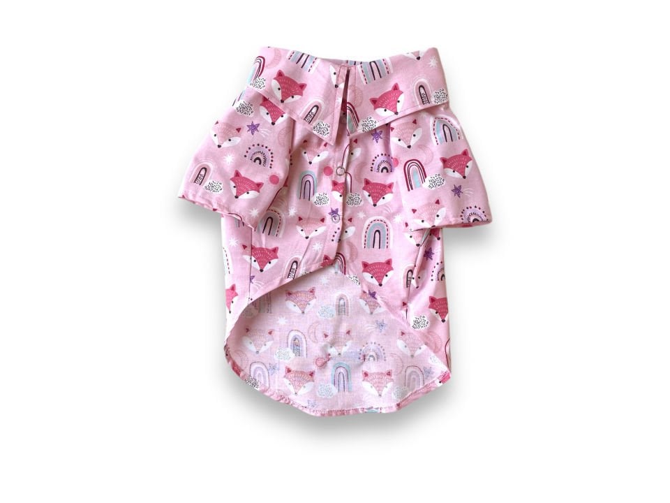 Foxy Pembe Köpek Gömleği
